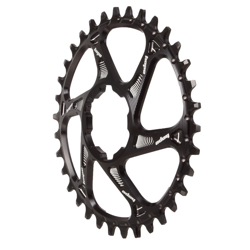 Spiderless Retainer Chainring – 30t  Direct Mount R22 Black