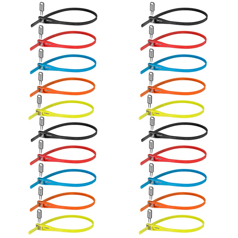 Z Lok 20 Count Zip Key Lock Multi Color