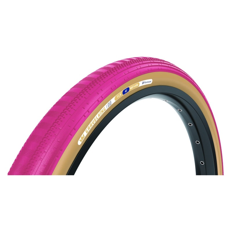 Panaracer GravelKing SS Tire – 700 x 40 Tubeless Folding Cranberry/Brown