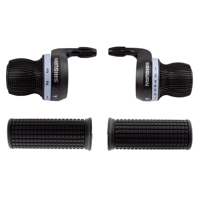 Sunlite UtiliT Sport Twist Shifter  Pair 3x7sp 2 to 1 Blk
