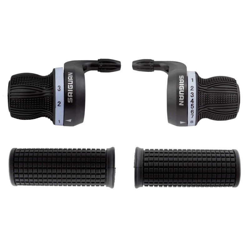 Sunlite UtiliT Sport Twist Shifter  Pair 3x8sp 2 to 1 Blk