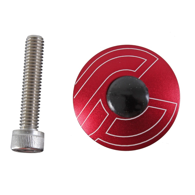 Top Cap Kit  1-1/8 Alloy Steerers Red