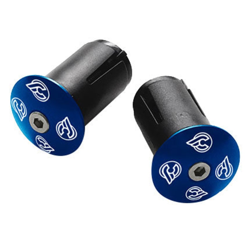 Expander Alloy End Plugs Ano Blue Pair