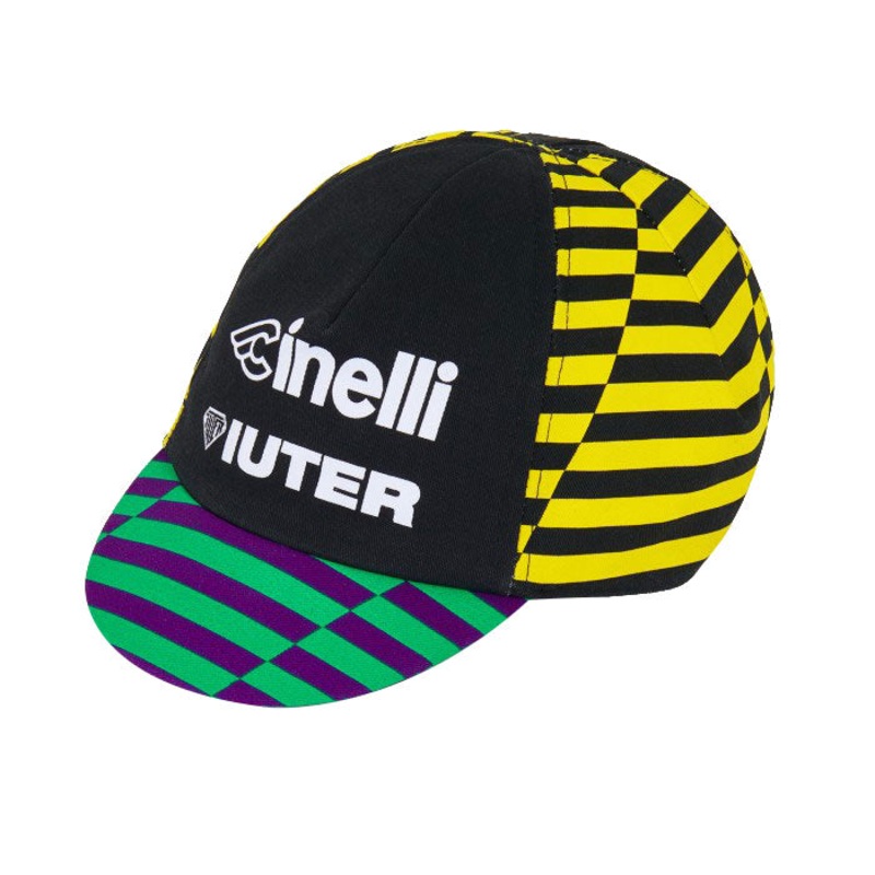 Cycling Cap Circolo Ciclistico Iuter Black/Yellow