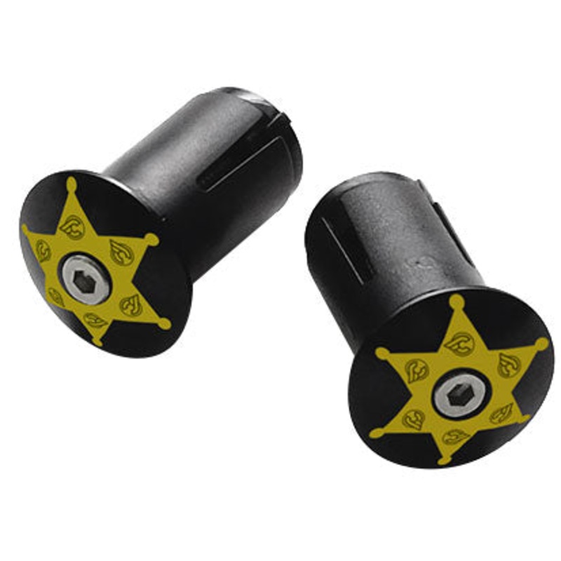 Expander Alloy End Plugs Ano Sheriff Pair
