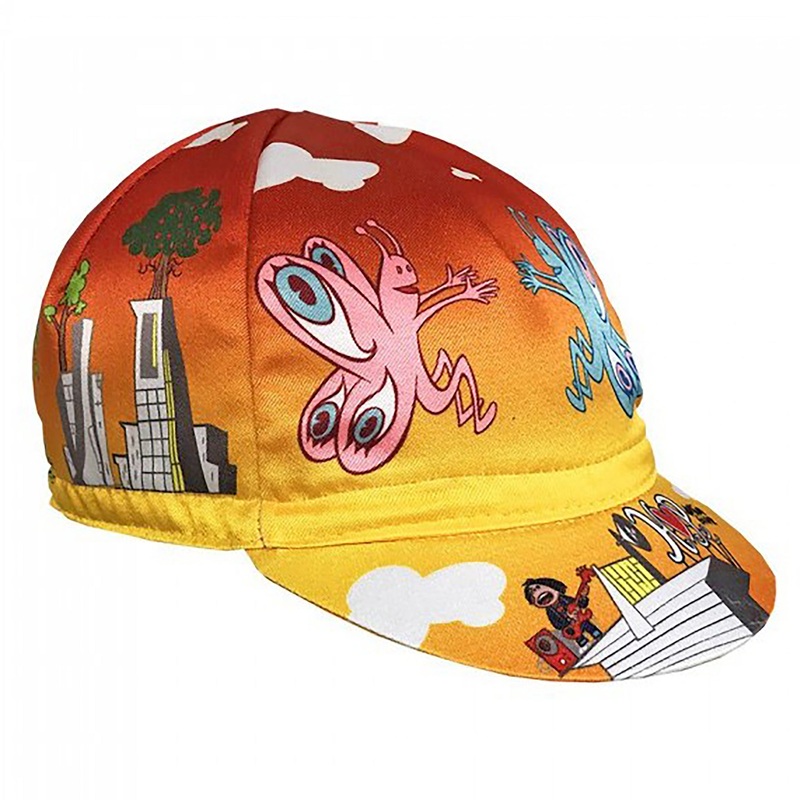 Cycling Cap Giacon Art Hope Yellow