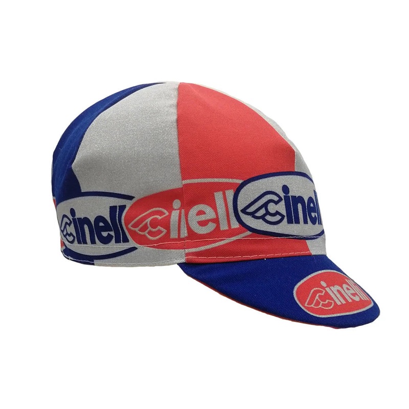 Cycling Cap Oval Red/Blue