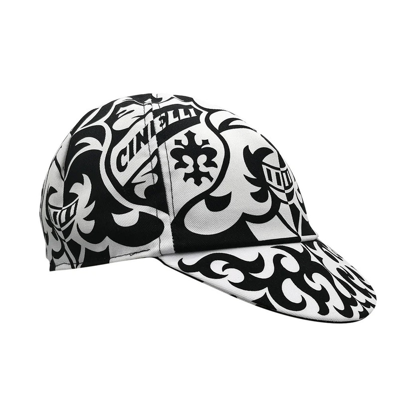 Cycling Cap Pastori Art Crest Blk/Wht