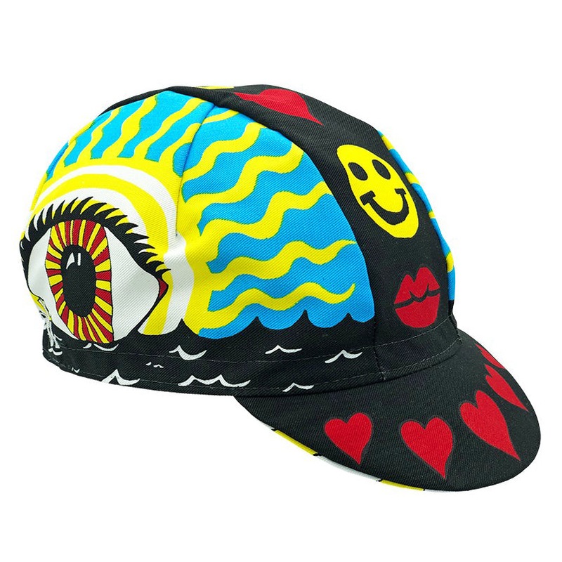Cycling Cap Ana Benaroya Art Eye Of The Storm