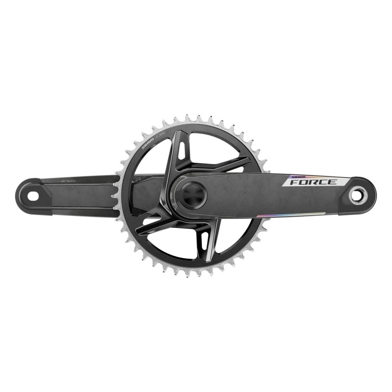 SRAM Force 1x XPLR AXS Power Meter Wide Crankset – 170mm 12/13-Speed 42t 8-Bolt Direct Mount DUB PM Spindle Carbon E1