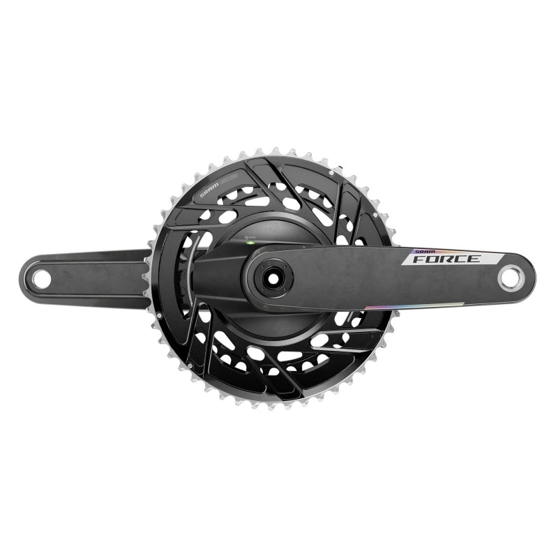 SRAM Force AXS Power Meter Crankset – 170mm 12-Speed 46/33t Thread Mount 8-Bolt PM Spider DUB Spindle Carbon E1