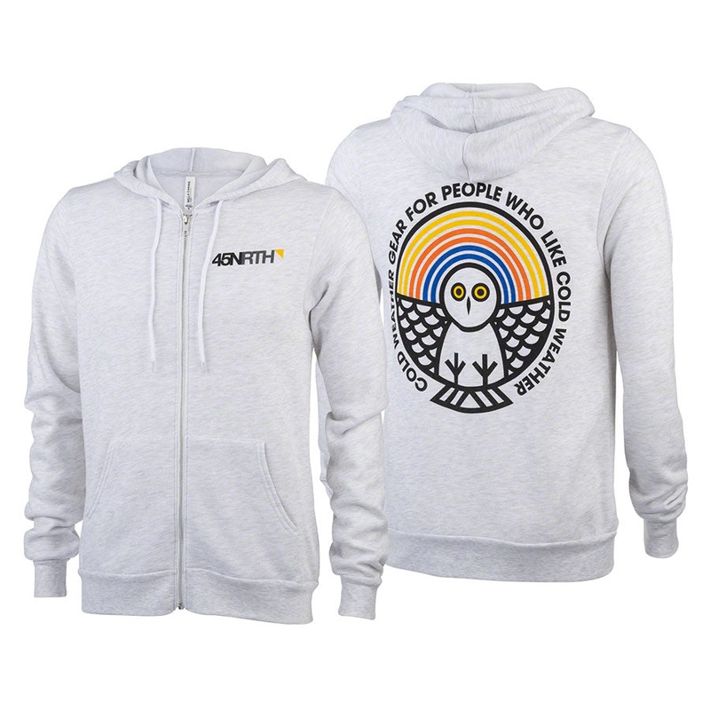 Winter Wonder Zip Up Hoodie – Unisex Ash Medium
