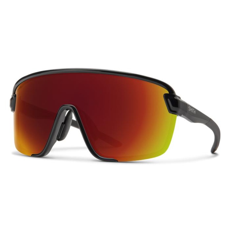 Bobcat Black + ChromaPop Red Mirror Lens Sunglasses