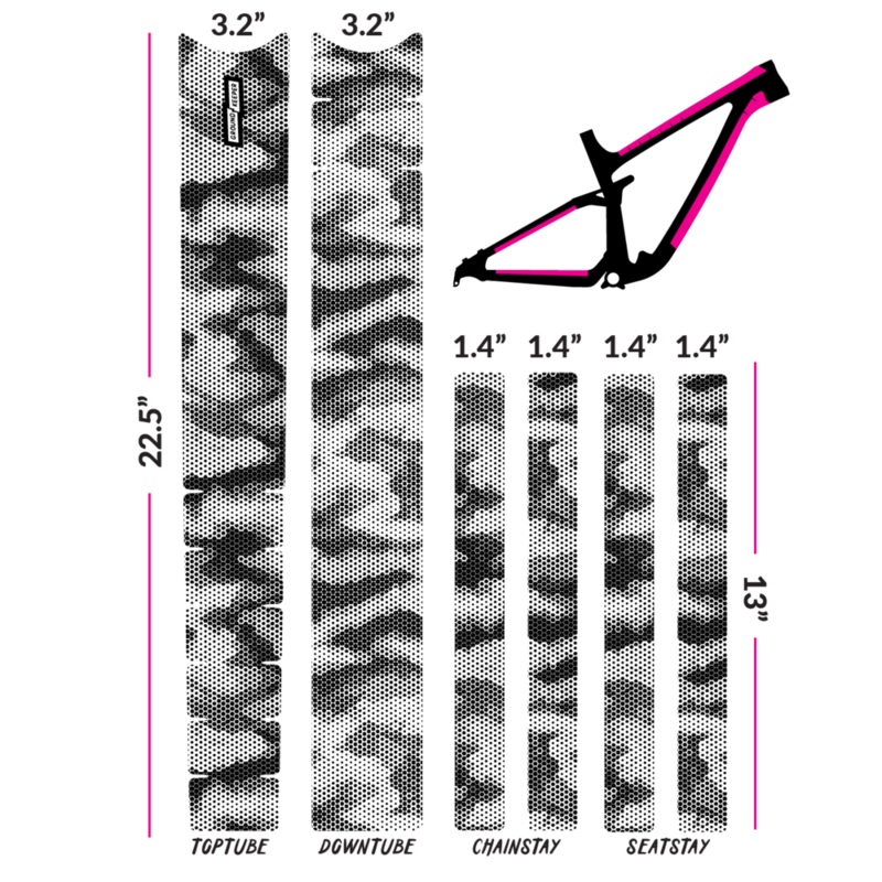 Halftone Camo Frame Keeper|Gloss|Matte