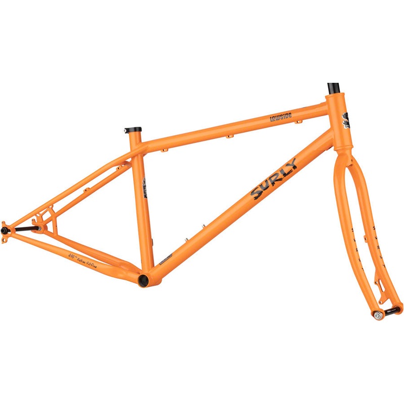 Lowside Frameset – 27.5 Steel Dream Tangerine X-Small