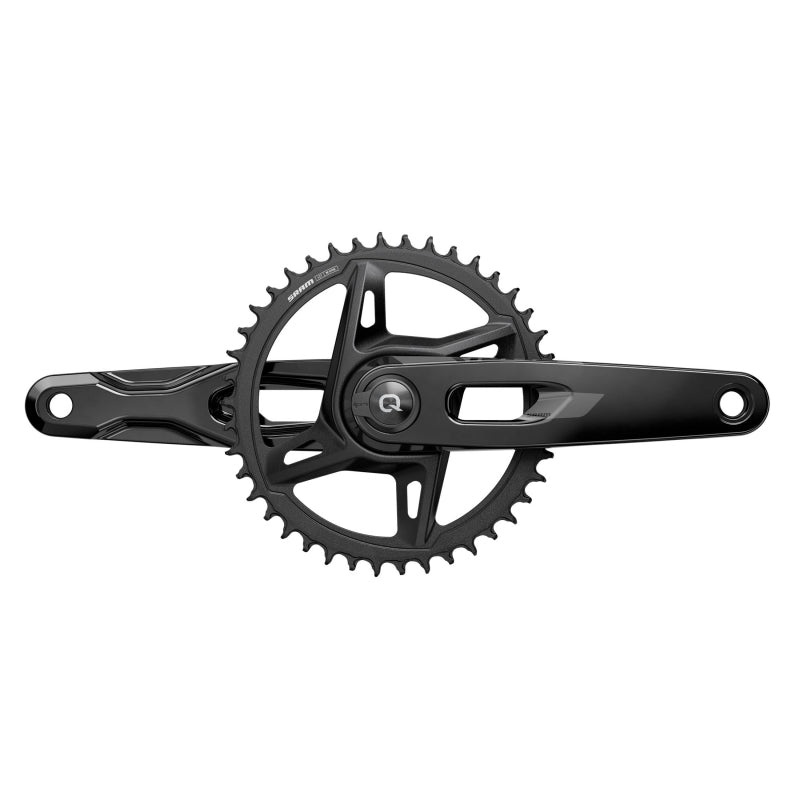 SRAM Rival 1x XPLR AXS Power Meter Wide Crankset – 175mm 12/13-Speed 42t 8-Bolt Direct Mount DUB PM Spindle BLK E1