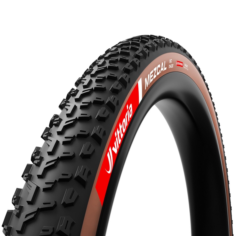 Vittoria Mezcal XC Race Tire – 29 x 2.25 Tubeless Folding Brown Graphene + Silica G2.0