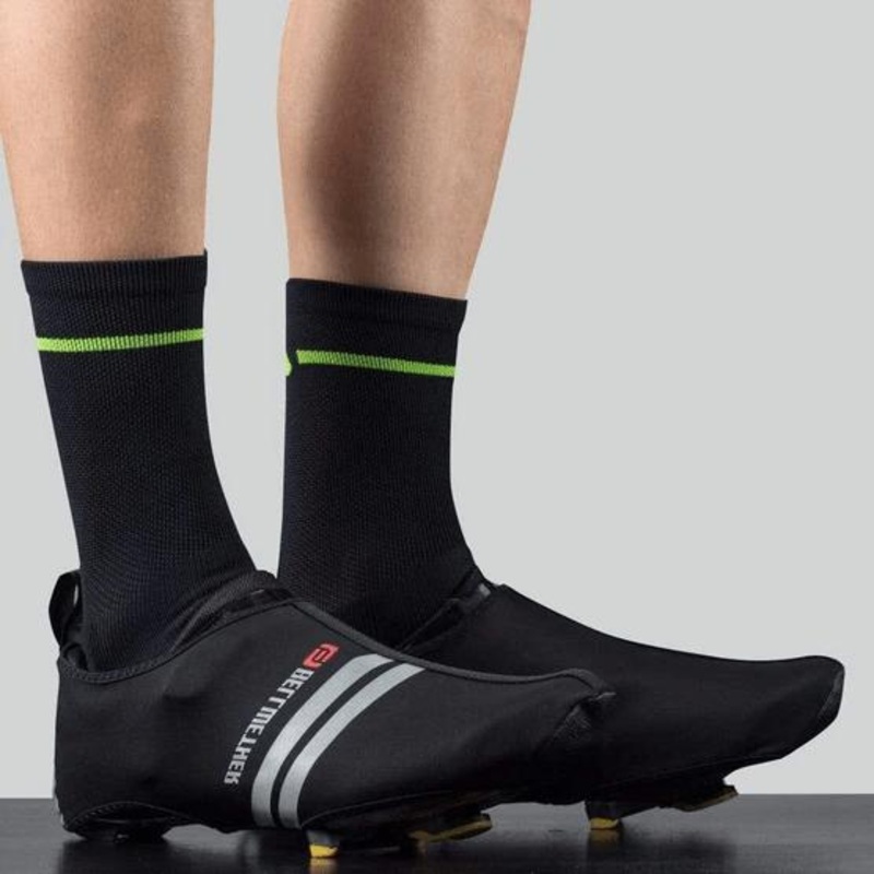 Black Coldfront Bike Shoe Covers
