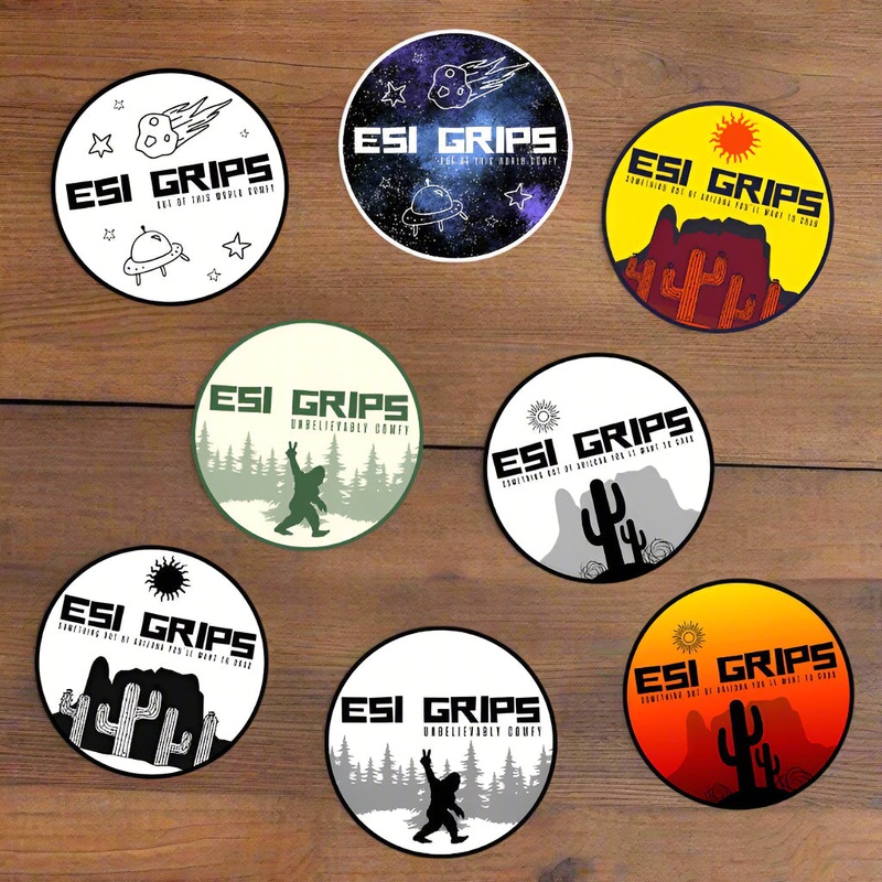ESI GRIPS Limited Edition Stickers