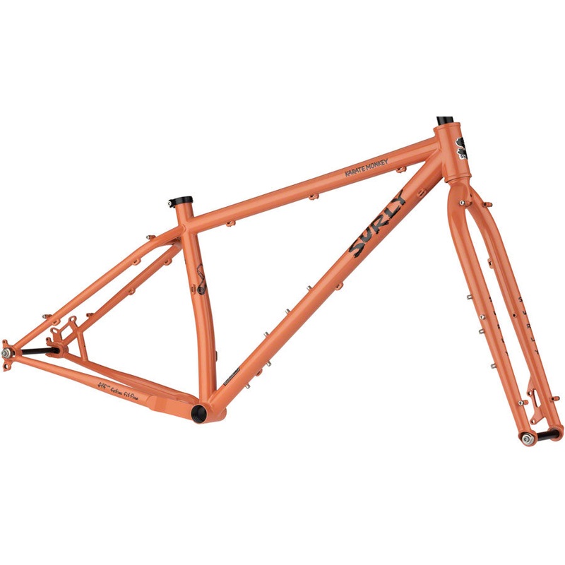 Karate Monkey Frameset – 27.5 Steel Peach Salmon Sundae X-Small