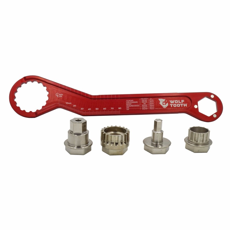 Pack Wrench and Inserts Kit – Ultralight BB Wrench and 1-Inch Hex Inserts