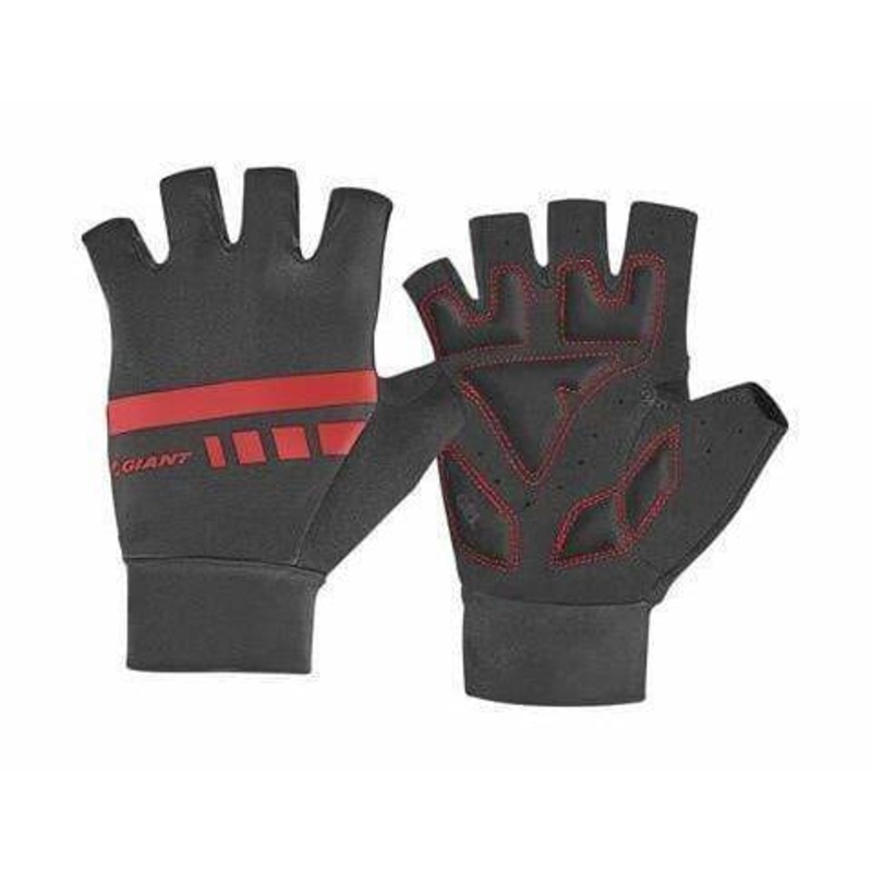 Podium Gel Fingerless Bike Gloves – Red