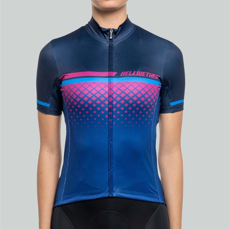 Women’s Gradient Road Bike Jersey – Blue