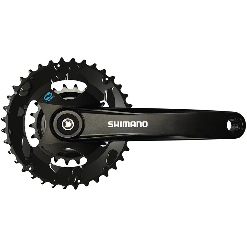 FC-M315-B2 Crankset – 170mm 7/8-Speed Riveted JIS Square Taper Spindle Interface 51.8mm Chainline BLK