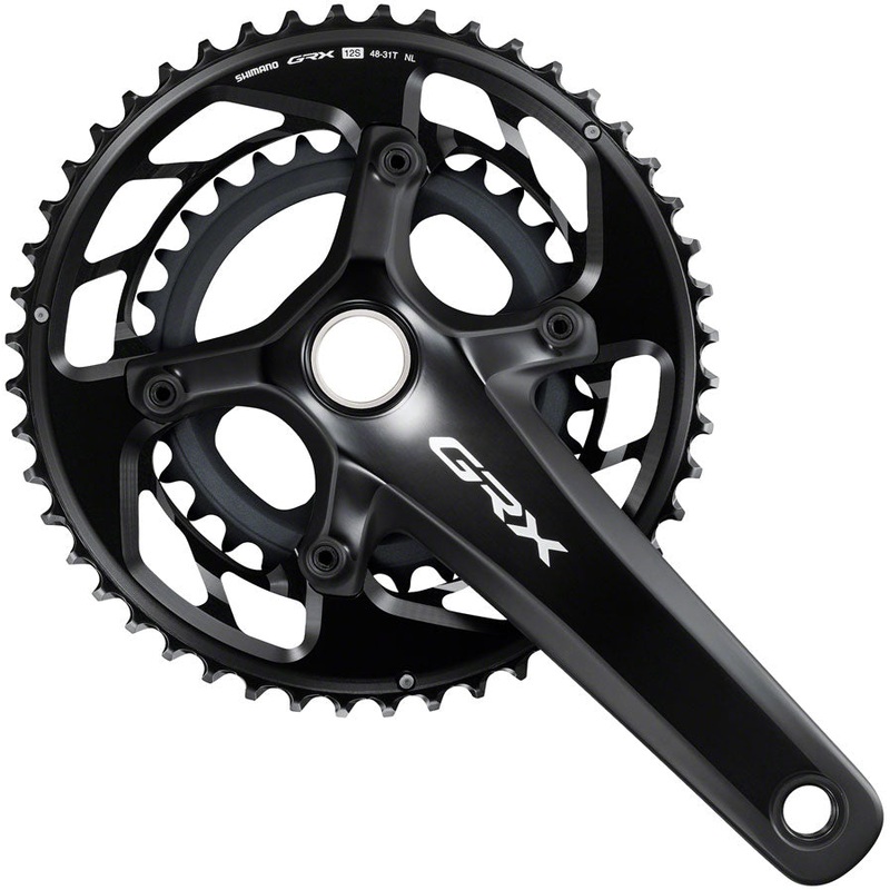 GRX FC-RX820-2 Crankset – 170mm 12-Speed 48/31t 110/80 BCD Hollowtech II BLK