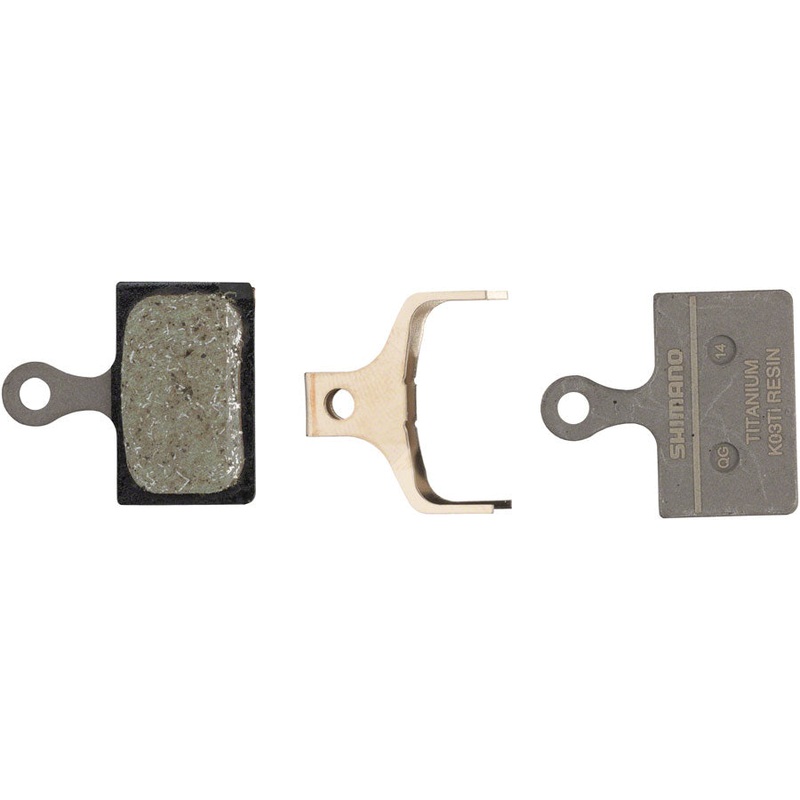K05Ti-RX Disc Brake Pads Springs – Resin Compound Titanium Back Plate One Pair