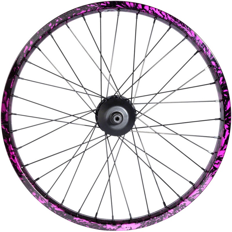 Everest Rear Wheel – 20 Black/Purple Splatter Freecoaster LHD