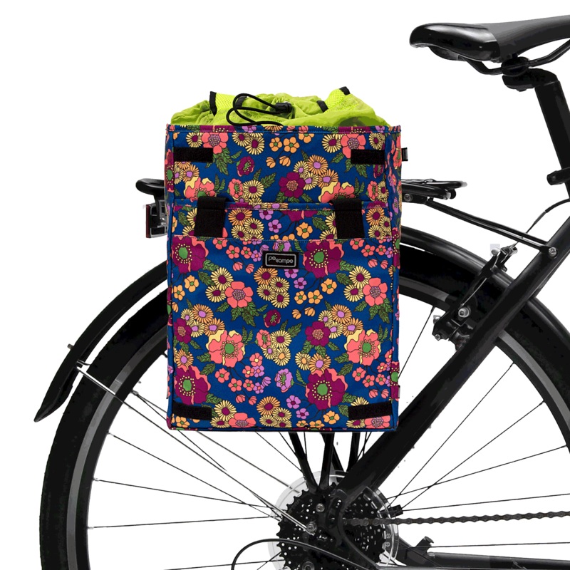 Orchard Grocery Pannier|Meadow|Black Ripstop|Tropical Nights