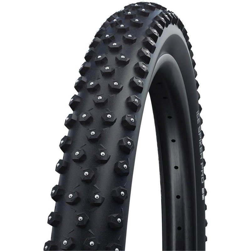 Ice Spiker Pro Winter-Studded Bike Tire – 26 x 2.1, Clincher, Wire, Black, Performance, RaceGuard, Winter, 361 Studs