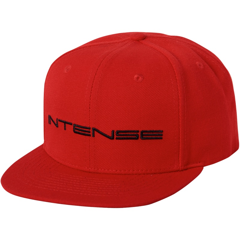 INTENSE Red Flat Bill Hat|OS/FA|RED