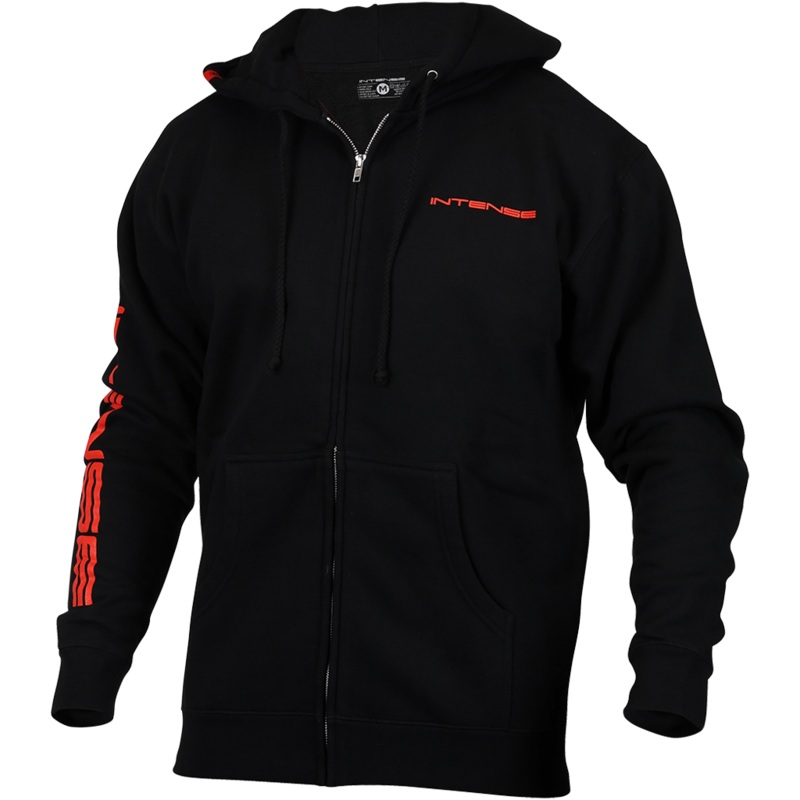 Men’s INTENSE Black Zip-up Hoodie