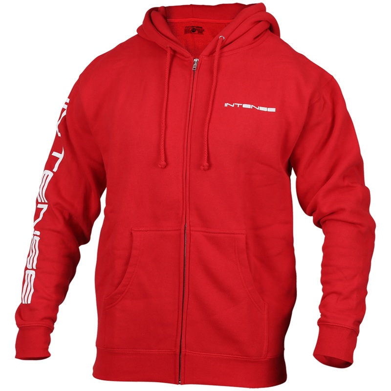 Men’s INTENSE Red Zip-Up Hoodie