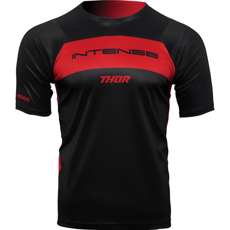 Men’s INTENSE x THOR MTB Assist Dart Black/Red Short Sleeve Jersey