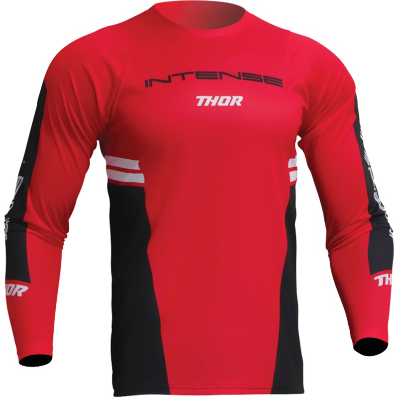 Men’s INTENSE x THOR MTB Red/Black Long Sleeve Jersey – XS & S