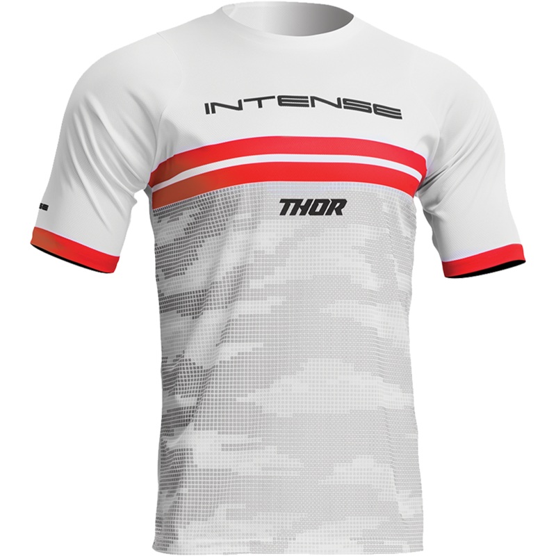 Men’s INTENSE x THOR MTB White Camo Short Sleeve Jersey – XS & S