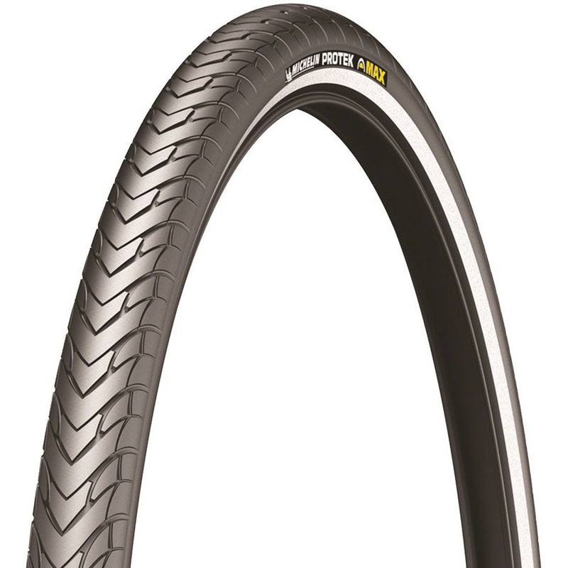 Protek Max Touring-Hybrid Bike Tire, Ebike Tire – 700 x 47, Clincher, Wire, Black