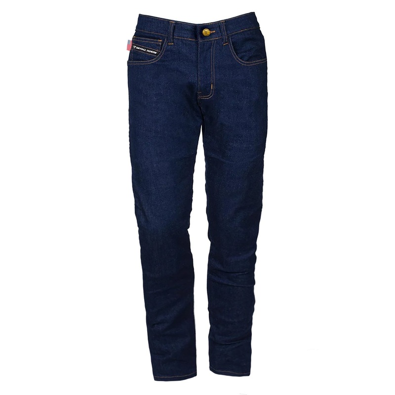 Relaxed Fit Protective Jeans – Blue with Pads