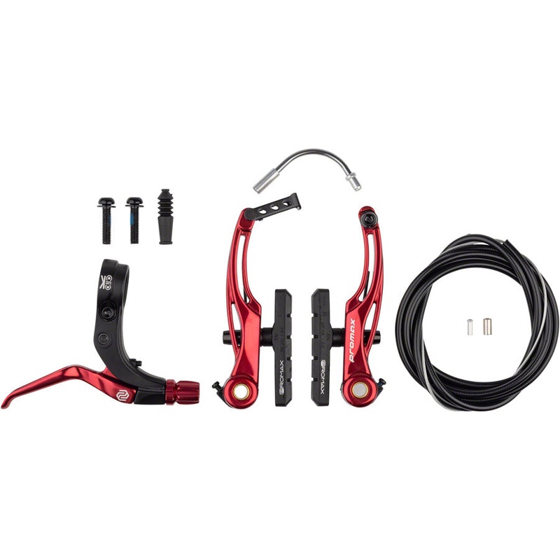 P-1/Click V-Point Linear Pull Brake Kit – 108mm Red