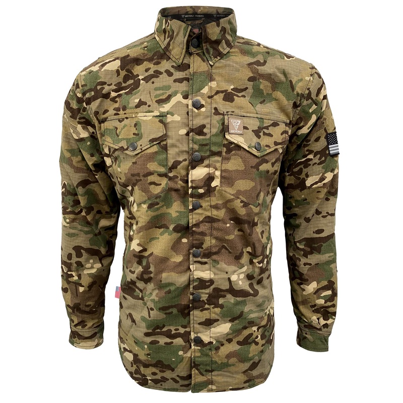 Protective Camouflage Shirt Delta Four – Light Color with Pads