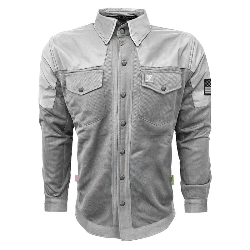 Summer Mesh Reflective Shirt Twilight Titanium – Gray with Pads