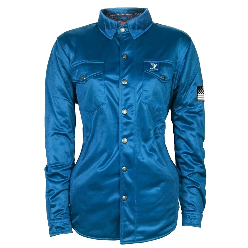 Ultra Protective Shirt for Women – Teal Solid with Pads