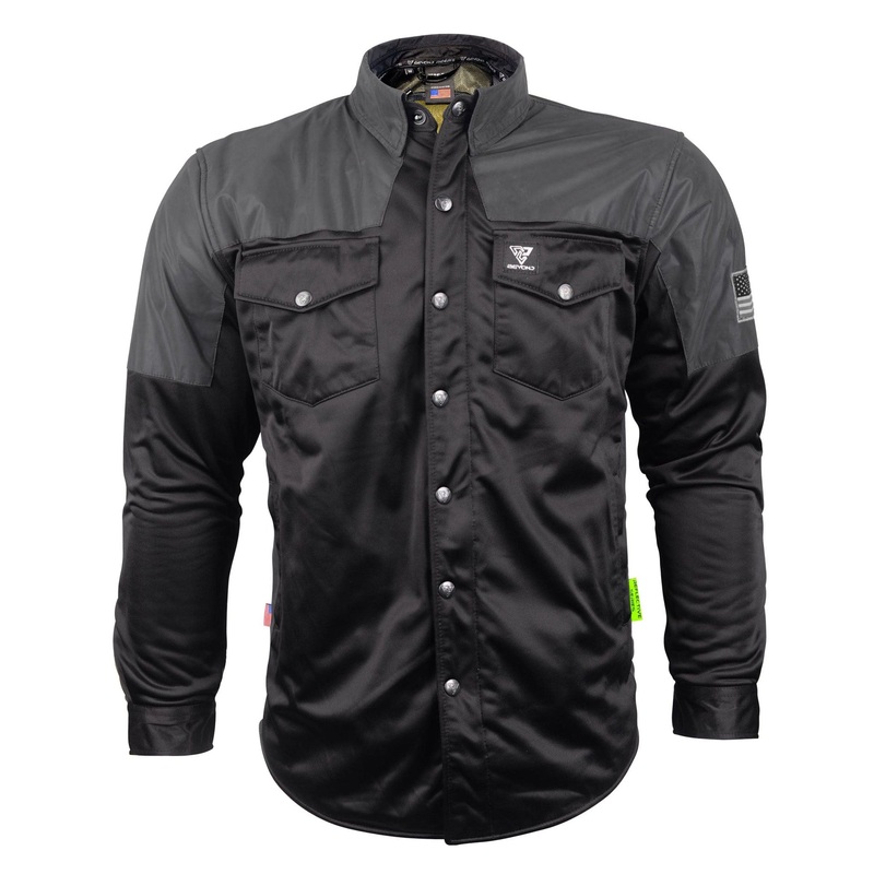 Ultra Reflective Shirt Nightfall Nebula – Black with Pads