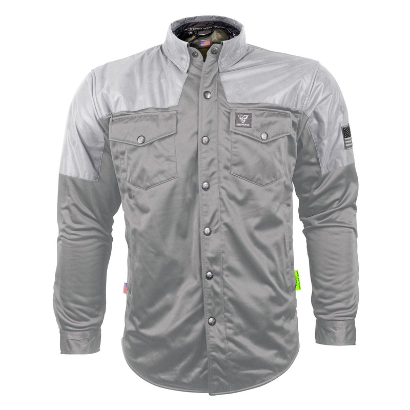Ultra Reflective Shirt Twilight Titanium – Gray with Pads