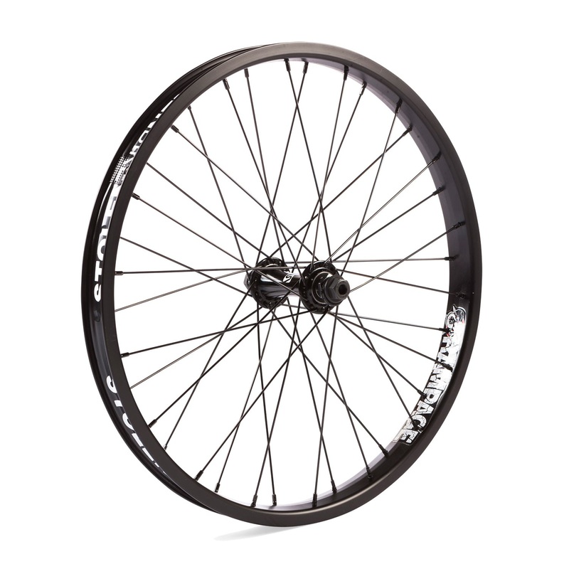 20 RAMPAGE FRONT FEMALE AXLE WHEEL BLACK