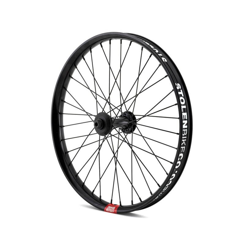 20 RAMPAGE PRO STREET FRONT FEMALE AXLE WHEEL, BLACK