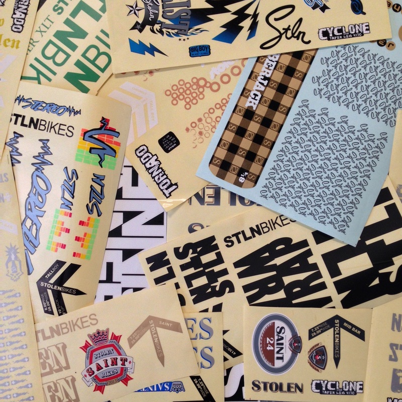 FRAME DECAL KITS|Fiction Creature|Stolen HighJack (Jackson Ratima)|Stolen Connoisseur (Sean Morr)|Orange|Green|Various